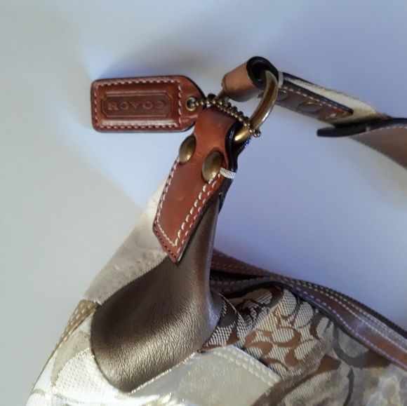 Coach Patch Work Handbag Purse Leather #B06S-10019 - Picture 6 of 8